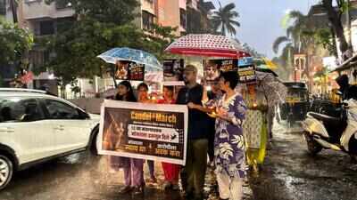 Cat thrown from 12th floor, candlelight protest at Ambernath
