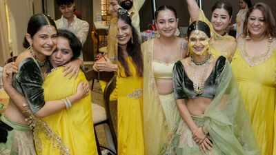Jennifer Winget shares unseen Haldi ceremony moments, calls herself ‘the luckiest’