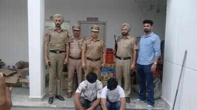 Illegal firecracker unit busted in Lalru, two held