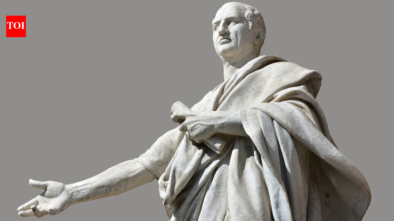 Quote of the day by Cicero: 'If we are not ashamed to think it, we should not be ashamed to say it'