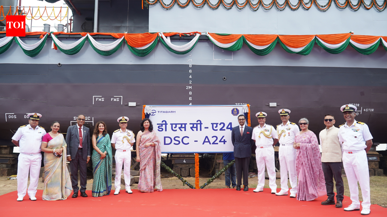 Indian Navy launches 5th diving support craft ‘DSC A24’, ship to boost underwater diving ops