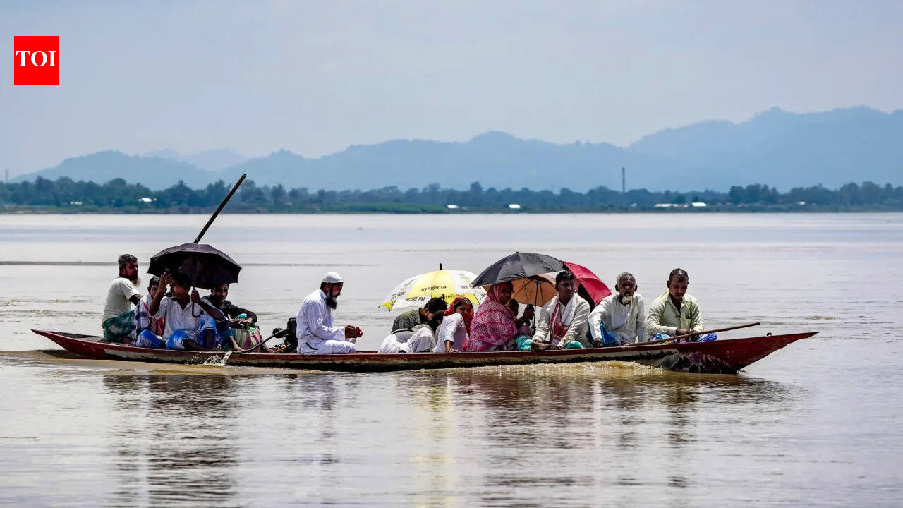 Assam floods: Locals rescue over 1,000 stranded people as waters engulf Sivasagar village