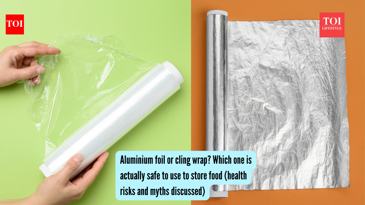 Aluminium foil or cling wrap? Which one is actually safe to use to store food (health risks and myths discussed)