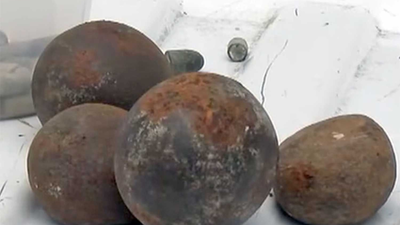 Mississippi man uncovers more than 200 Civil War cannonballs buried beneath his property after 160 years