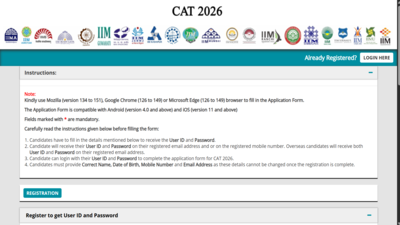 CAT 2026 registration begins at iimcat.ac.in: Check key dates and direct link to apply here