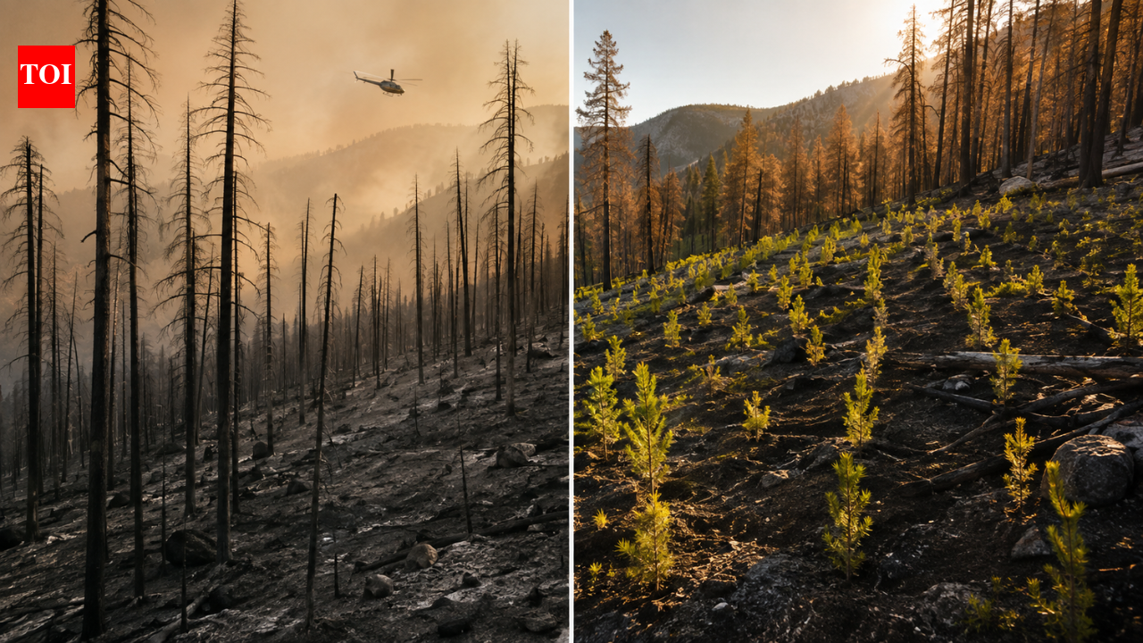 Helicopters are 'airlifting' hope to save California’s giant sequoias from a permanent burn scar.