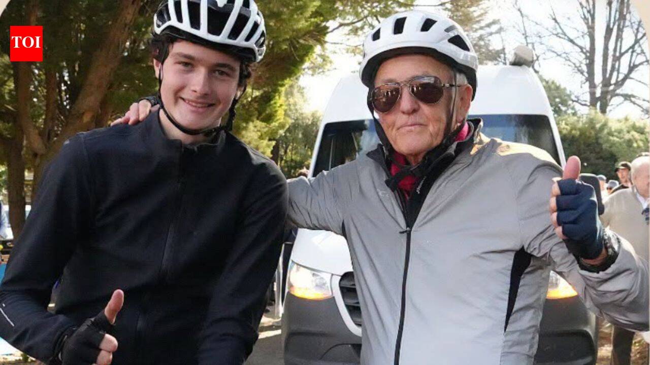 82-year-old grandfather and grandson cycle 5,300 km across Australia for MND, raise $65,000