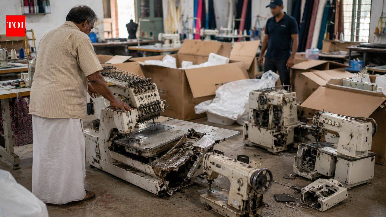 Man wins Rs 50,000 after courier company delivers damaged tailoring machines