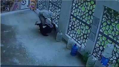 Faridabad school teacher stabbed to death by masked man; CCTV captures attack