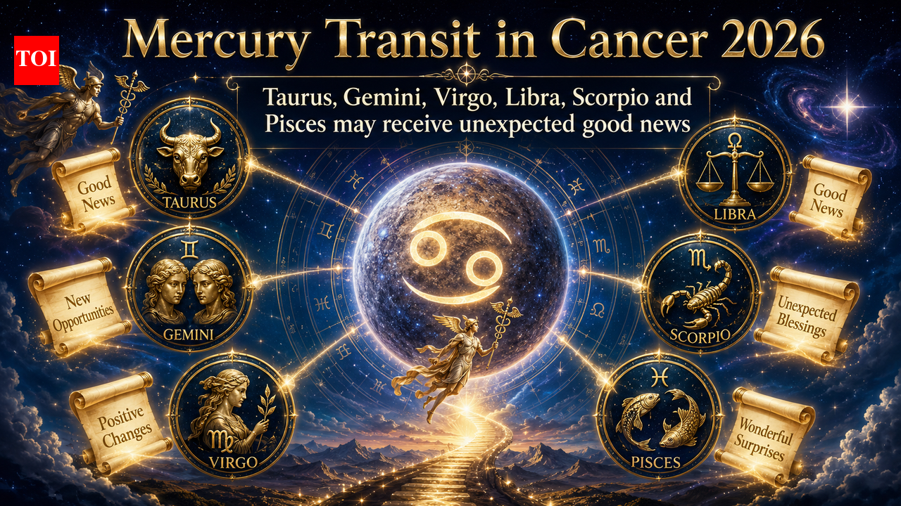 Mercury Transit in Cancer 2026: Taurus, Gemini, Virgo, Libra, Scorpio and Pisces Zodiac Signs May Receive Unexpected Good News