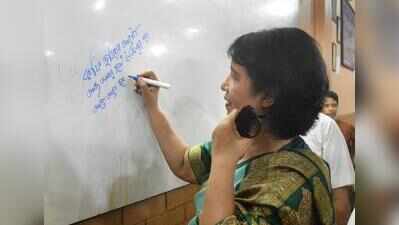 Back at Coffee House after 19 years, Taslima says ‘more adda will happen’ over pakoras, black coffee