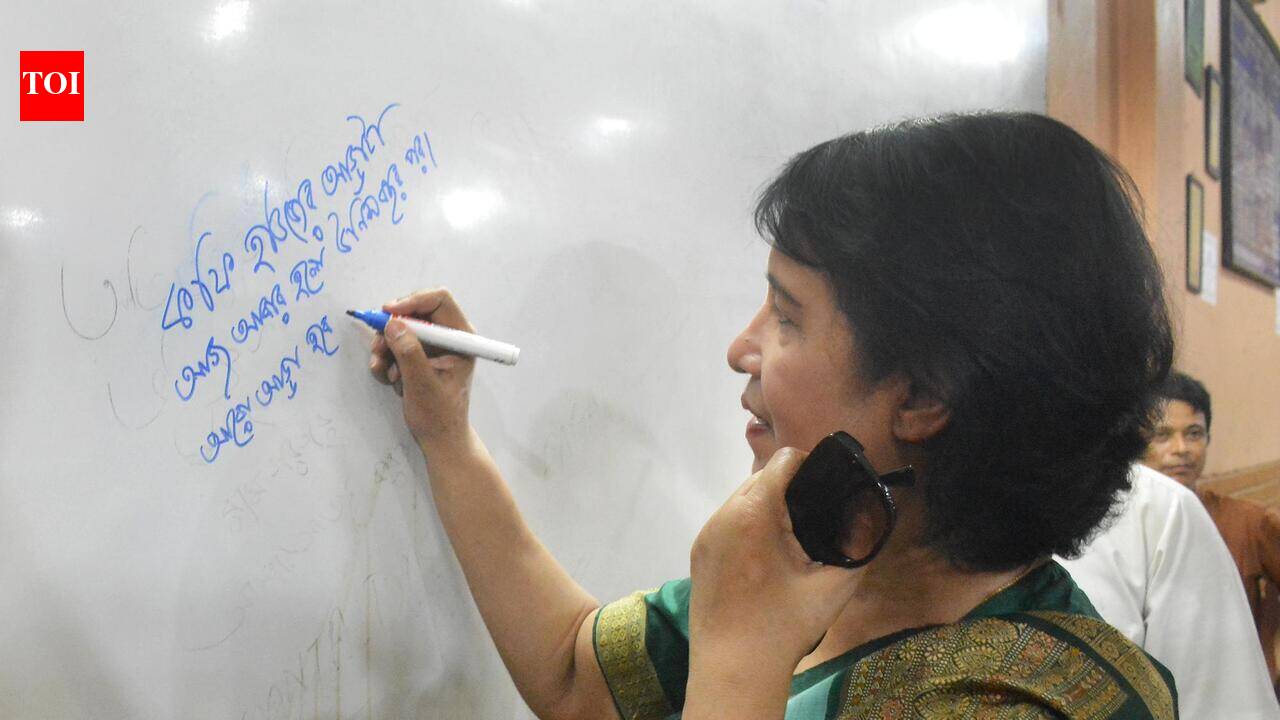 Back at Coffee House after 19 years, Taslima says ‘more adda will happen’ over pakoras, black coffee