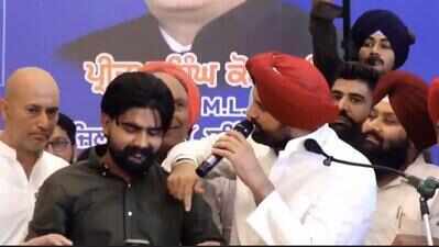 Slogans for Channi, banners against Baghel at Congress events