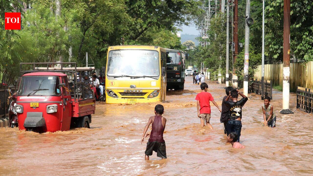 Jorabat inundated again, NH-27 traffic paralysed for hours