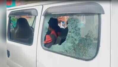Bike-borne miscreants attack school van carrying children
