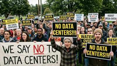 America's data centre protest reaches London, with some residents calling it, 'a crisis for the future'