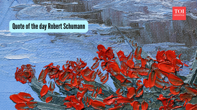 Quote of the day Robert Schumann: “To send light into the darkness of men’s hearts – such is the duty of the artist”