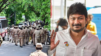 Case registered against Udhayanidhi; TVK calls statewide protests, security beefed up outside MLA's house