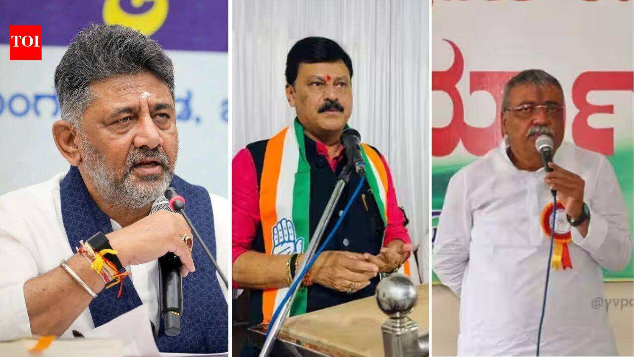 'Resignations are part of politics': DKS on two Congress MLAs quitting over Karnataka cabinet snub