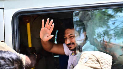 'This is a joke': Udhayanidhi Stalin smiles as cops arrest him over 'vulgar' Trisha remarks