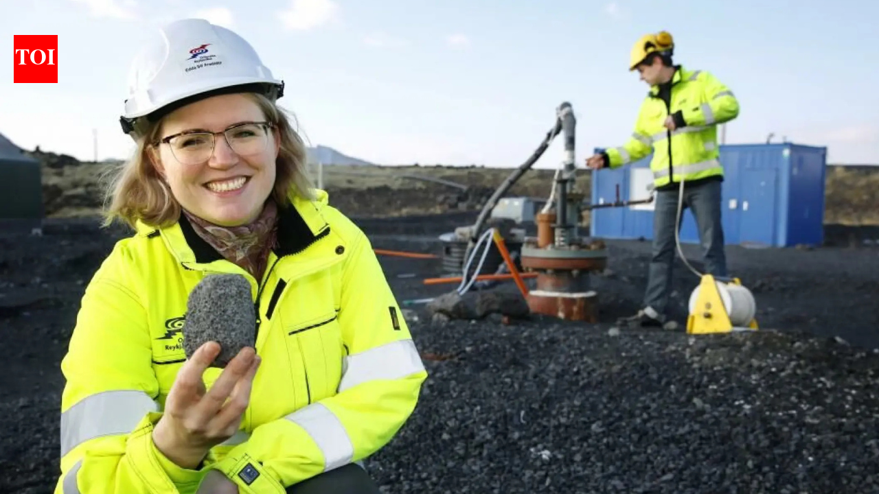 Scientists in Iceland are turning carbon dioxide into stone by injecting it into volcanic rock, and it could redefine the fight against climate change