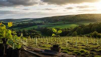 How British publisher Felix Dennis responded to England's centuries of woodland loss with a vision of planting 10 million trees in 1996