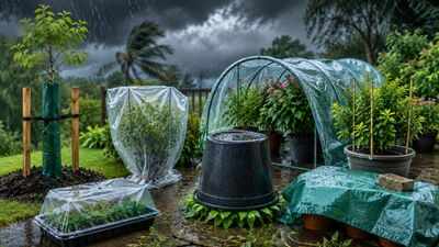 6 simple ways to protect your plants from heavy rain and strong monsoon winds