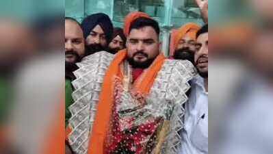 Sweets, bhangra mark Lovepreet’s homecoming