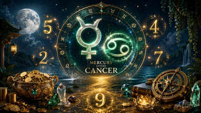 <b>Mercury Enters Cancer: Hidden Money Luck May Activate for  Mulank</b><b> 5, 2,4,7 and 9</b>
