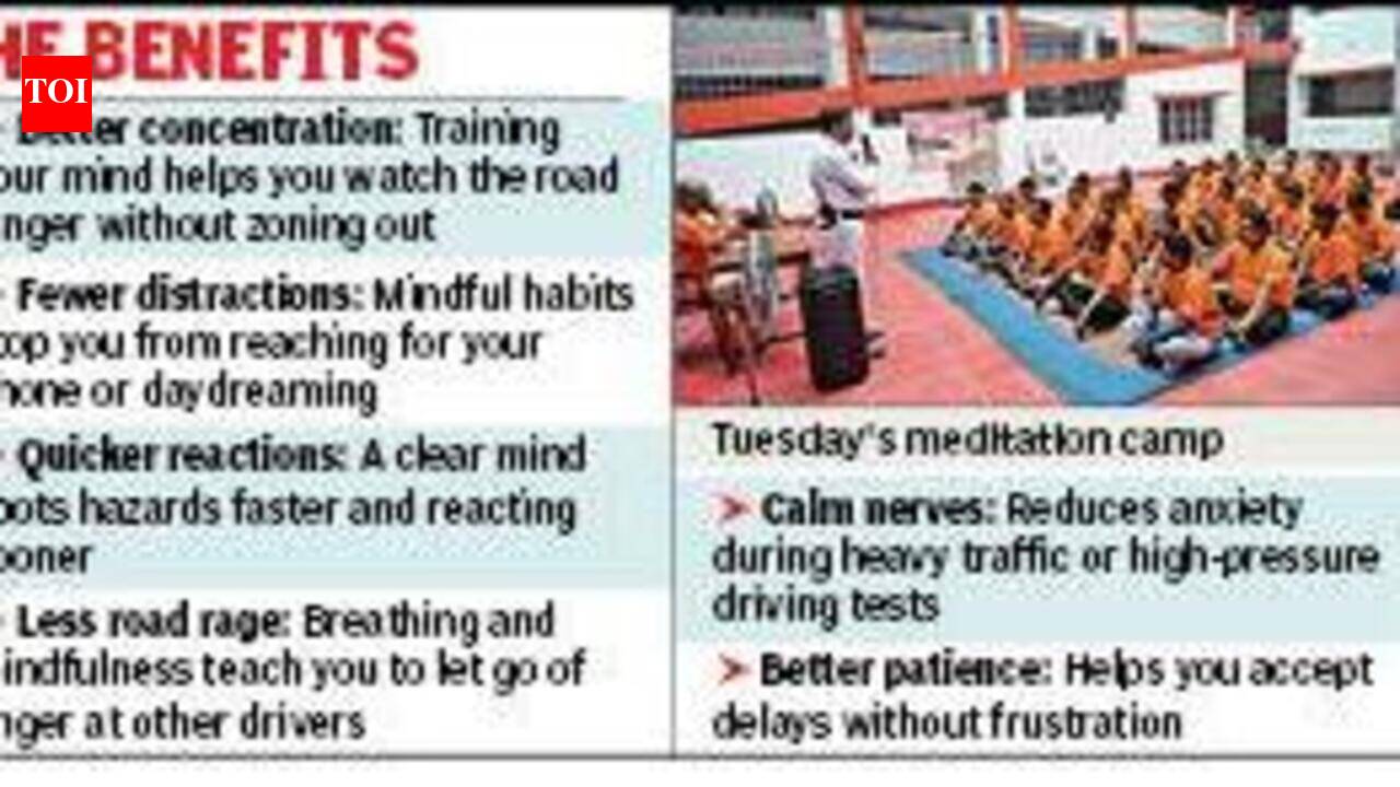 Keep your cool on the road: Cops hold meditation camp for commercial drivers