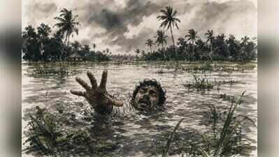 Two children drown in rainwater-filled pit