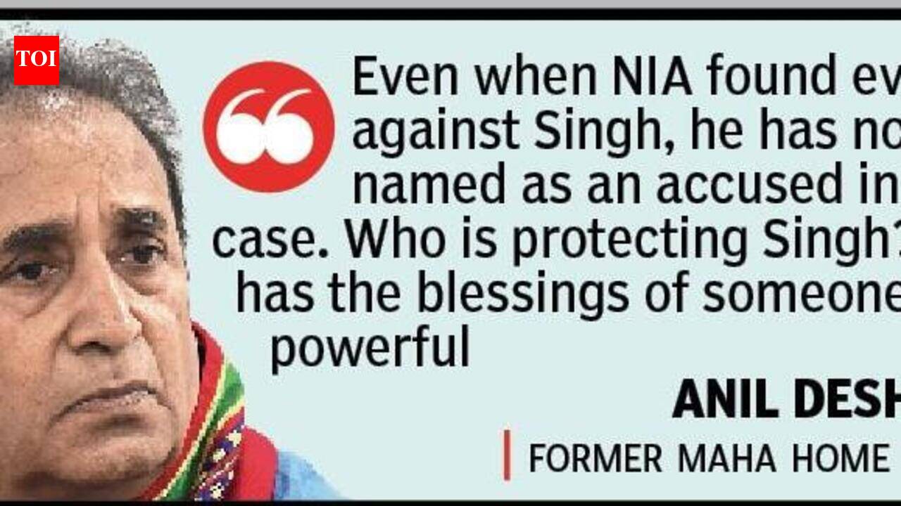 Ex-HM Deshmukh questions PBS exclusion from Antilia case