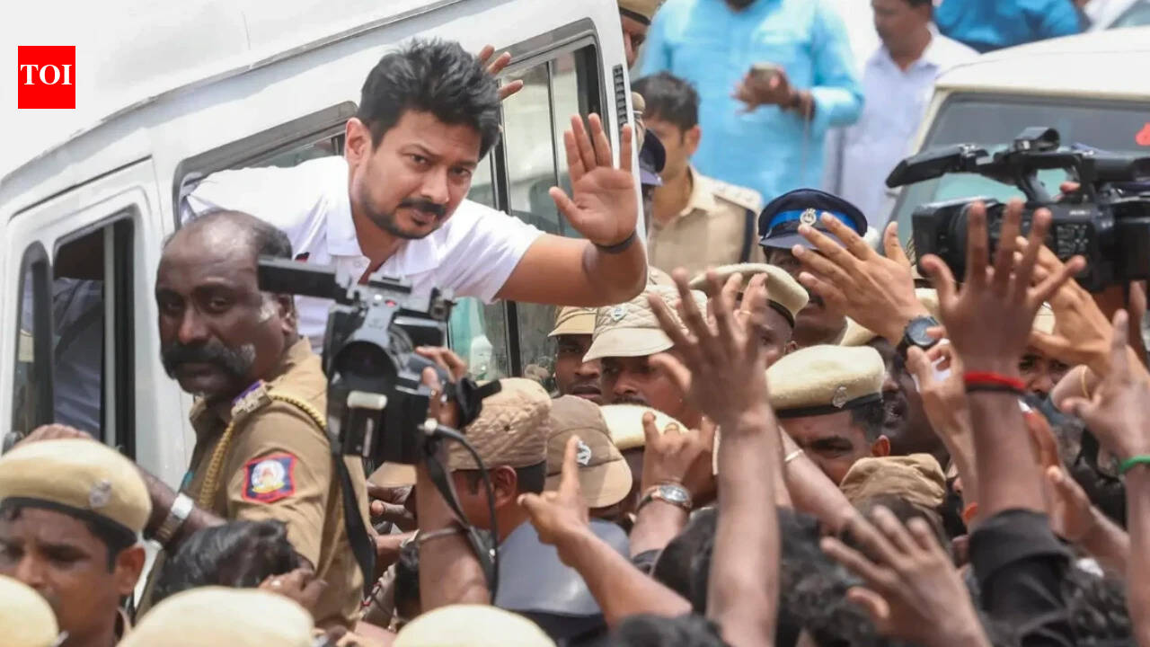 Udhayanidhi stalin cracks ‘bad joke' at Vijay, spends day with cops