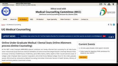 MCC NEET UG counselling 2026:  Round 1 registration begins today; check dates, required documents and new rules