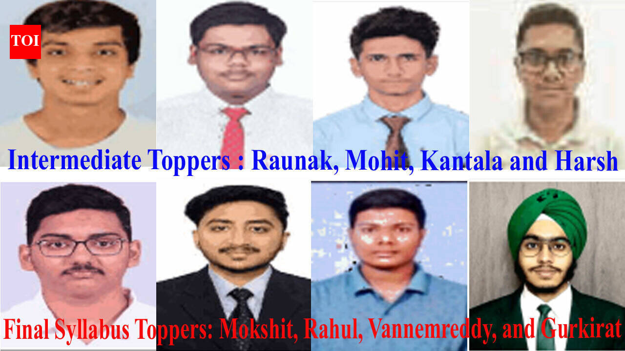 ICMAI June 2026 toppers list: Raunak Jain secures Intermediate Rank 1, Mokshit Vamsi Krishna Mattupalli leads Final