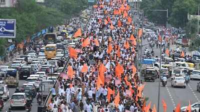 Police use water cannons to halt Karni Sena rally in Jaipur