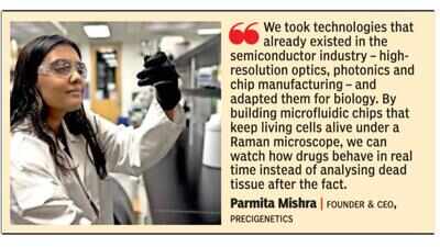 Parmita’s using chip tech & AI to understand living cells