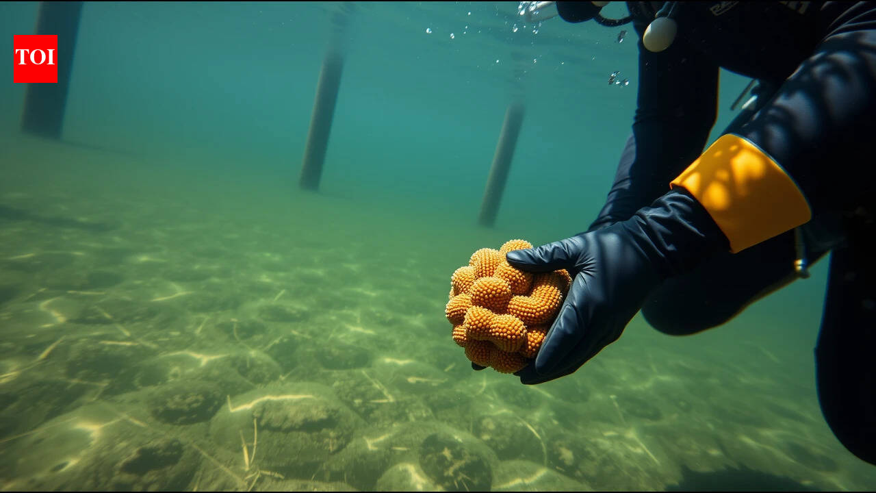 Scientists placed 42 sea sponges in a polluted Spanish port