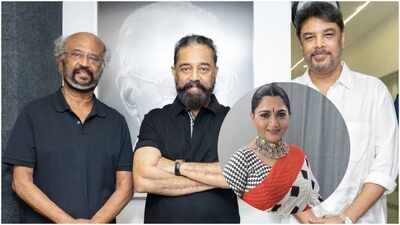 'That's between the three of them': Kushboo Sundar REACTS to husband Sundar C leaving Rajinikanth and Kamal Haasan film