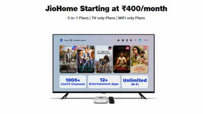 Reliance Jio launches JioHome packs starting at Rs 400: Offers TV, Wi-Fi and OTT benefits