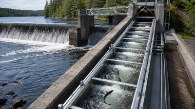 How an eel elevator on Maine's Penobscot River helped restore millions of fish and brought humpback whales back