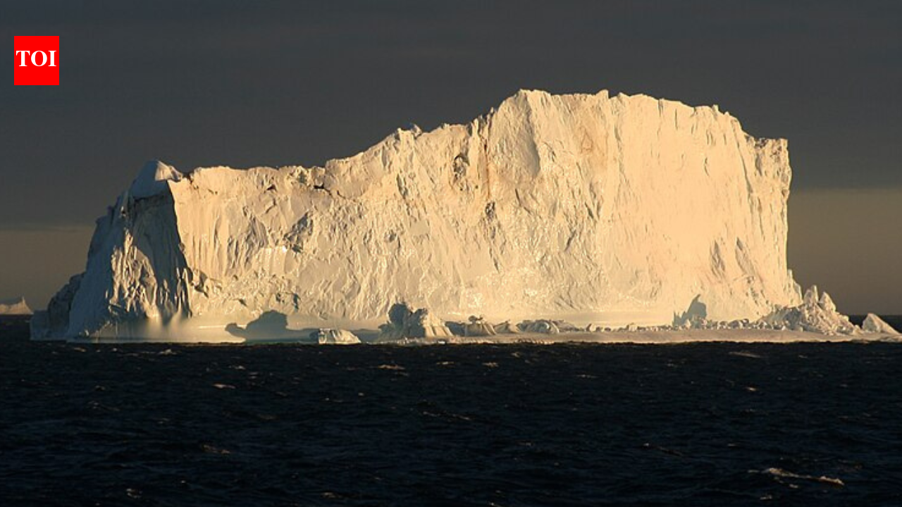 After 30 years 'stuck' in place, a massive iceberg finally drifts away only to meet a lonely, icy end.