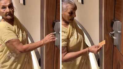 ‘Kahan hai chabhi?’: Grandmother's adorable reaction to using a hotel room access card for the first time wins hearts online