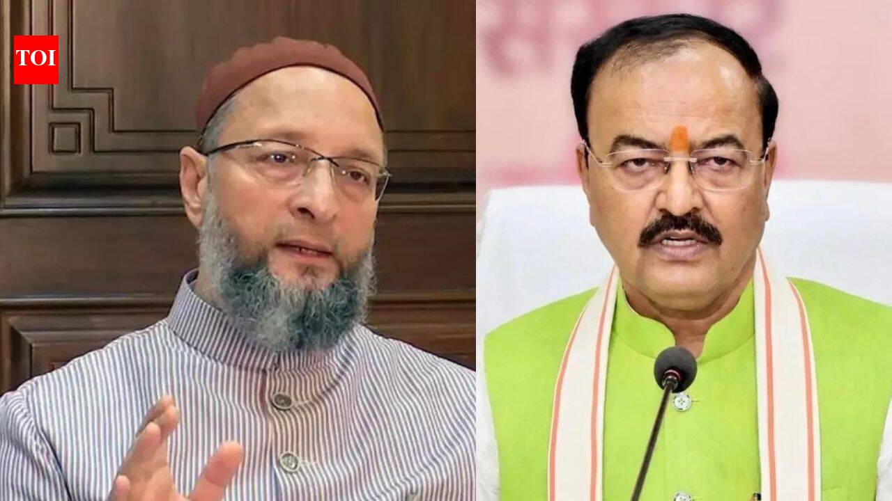 'Spewing venom to stay politically relevant': Owaisi hits back with 'chair-stool' jab at Keshav Maurya over madrassa remarks