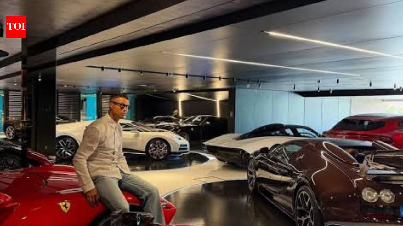 Cristiano Ronaldo’s luxury garage: After years of collecting rare cars, the football icon shared another look inside