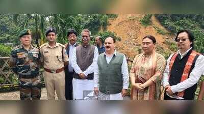 Union min meets affected families of landslide-hit Mon