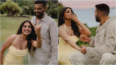 Jiya Shankar breaks down as boyfriend Kaaran Dhanak proposes; Actress flaunts her gorgeous diamond ring
