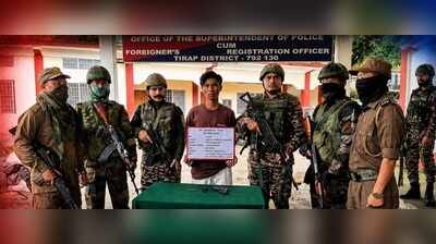 NSCN-K cadre surrenders before security forces in Tirap