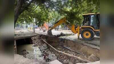 Street vendors allotted space over drain lose livelihood, slab collapse exposes MCG’s planning flaws