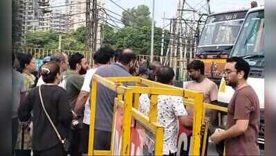 No power supply for two days, society residents block Sohna Road